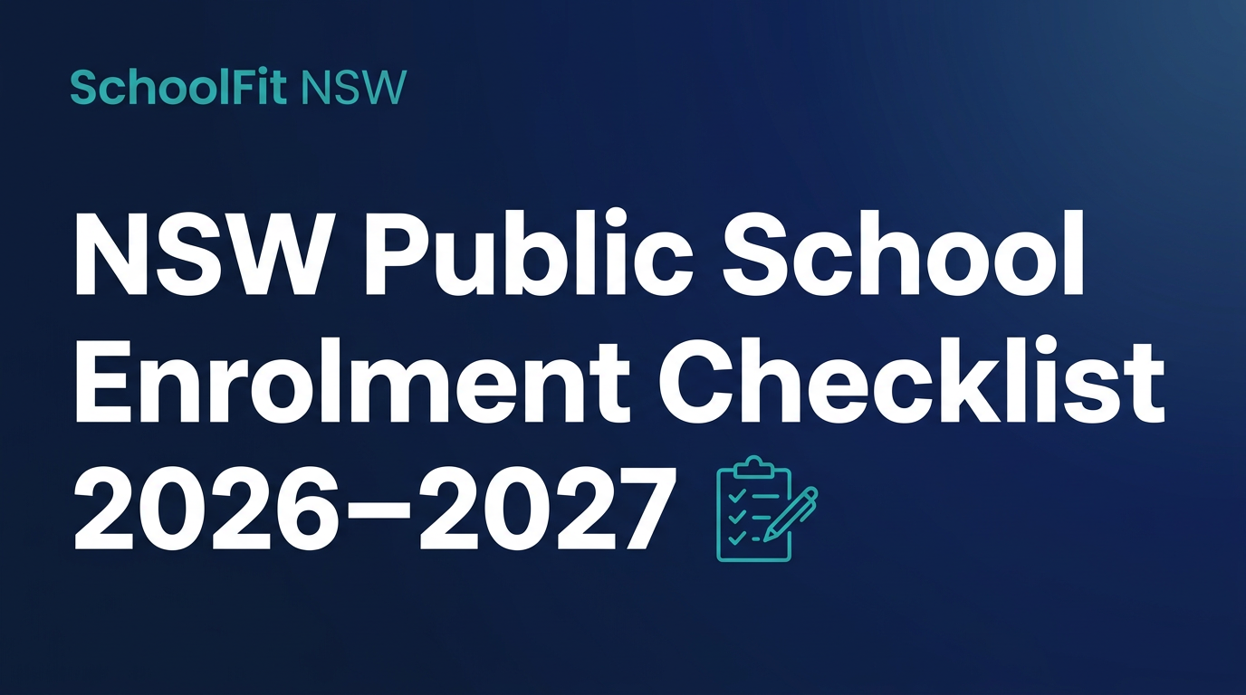 NSW Public School Enrolment Checklist 2026–2027 | Address, Immunisation ...